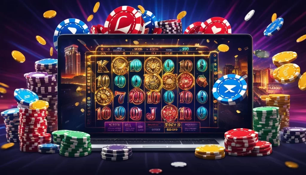 Các đồng tiền vàng và cúp biểu trưng cho ưu đãi và khuyến mãi độc quyền từ uuu888 code